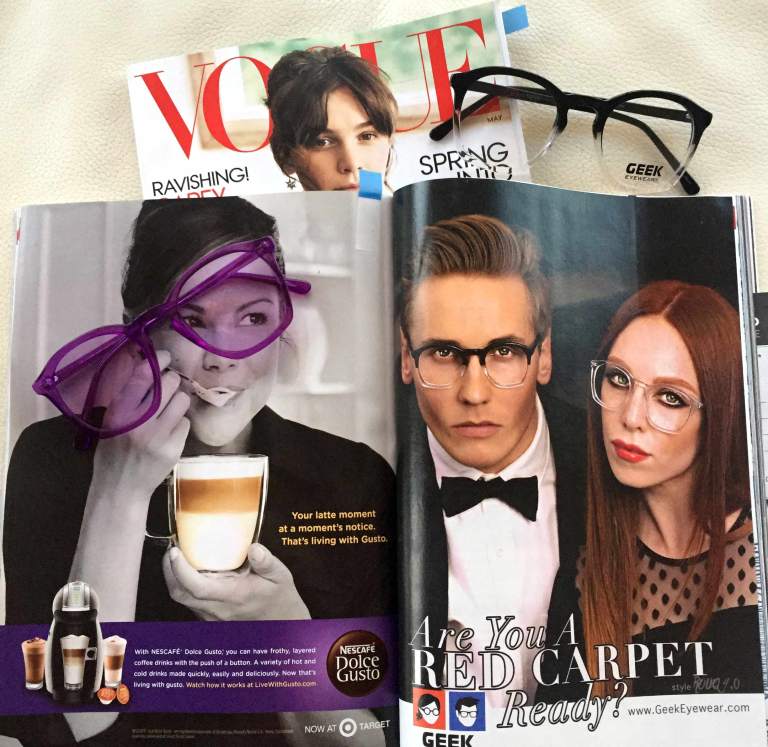 Geek Eyewear In Vogue